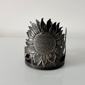 PartyLite Heirloom Sunflower Jar Candle Holder